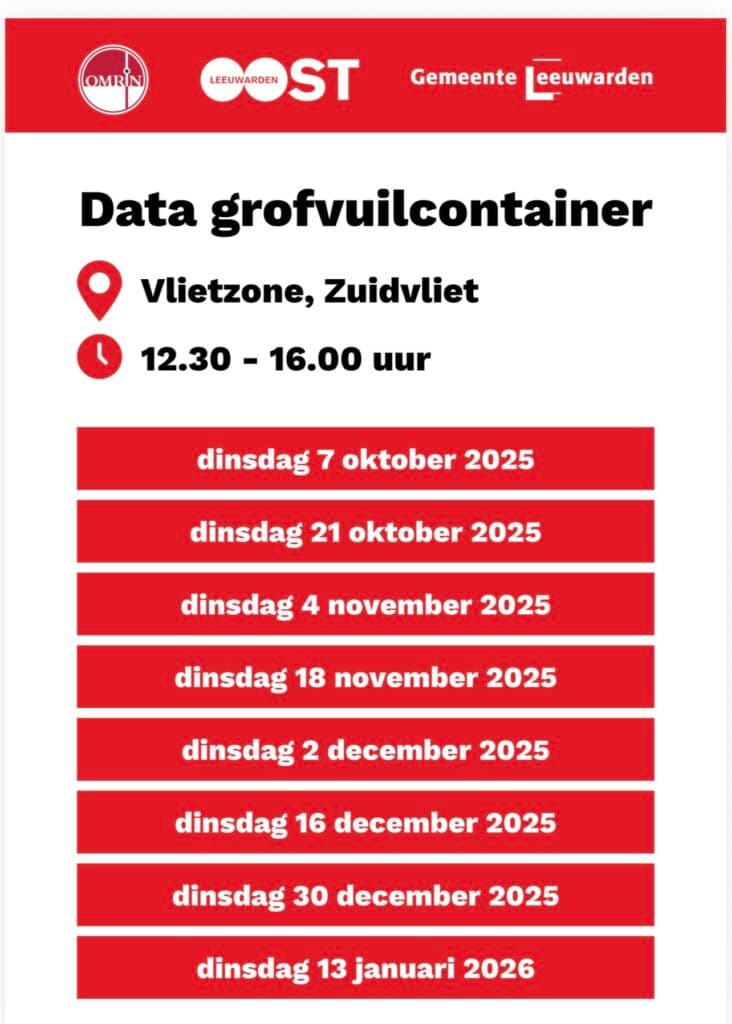 Data grofvuilcontainer